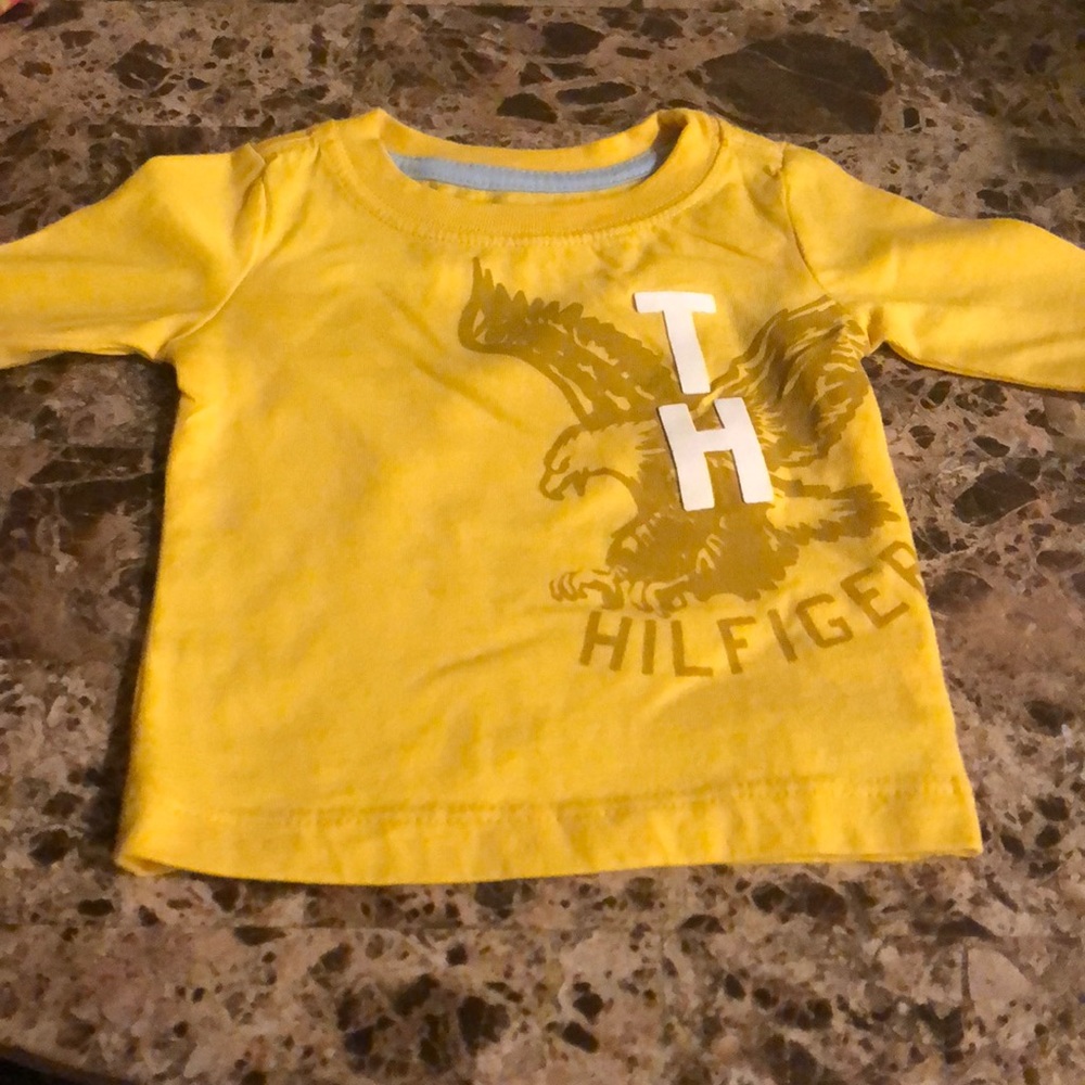 Tommy Hilfiger yellow shirt. Beautiful color